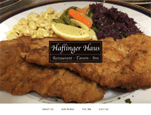 Tablet Screenshot of haflingerhaus.com